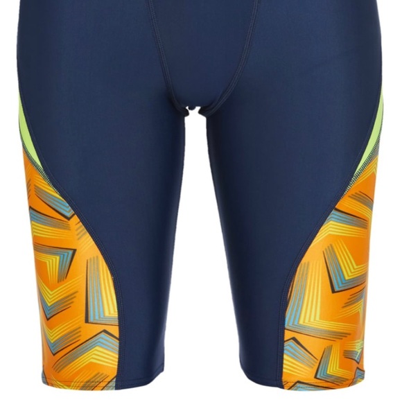 🆕 Speedo NWOT Men's Play The Angles Jammer Swimsuit. S-32. - Picture 3 of 4